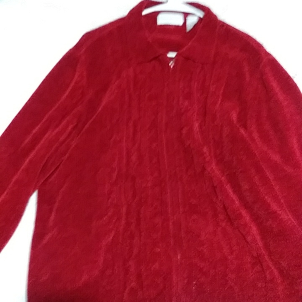 Alfred dunner xl red sweater